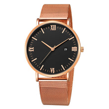 Load image into Gallery viewer, Black Luxury Fashion Mens Minimalist Watches