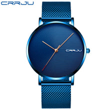 Load image into Gallery viewer, CRRJU New Minimalist Men Watch