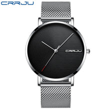 Load image into Gallery viewer, CRRJU New Minimalist Men Watch