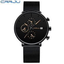 Load image into Gallery viewer, CRRJU Fashion Watch Men