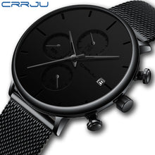 Load image into Gallery viewer, CRRJU Minimalist Dress Mens Watches