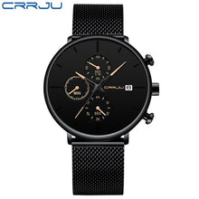 Load image into Gallery viewer, CRRJU Minimalist Dress Mens Watches
