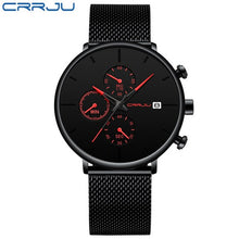 Load image into Gallery viewer, CRRJU Minimalist Dress Mens Watches