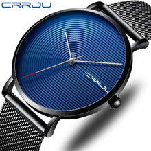 Load image into Gallery viewer, CRRJU New Minimalist Men Watch

