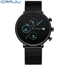 Load image into Gallery viewer, CRRJU Fashion Watch Men
